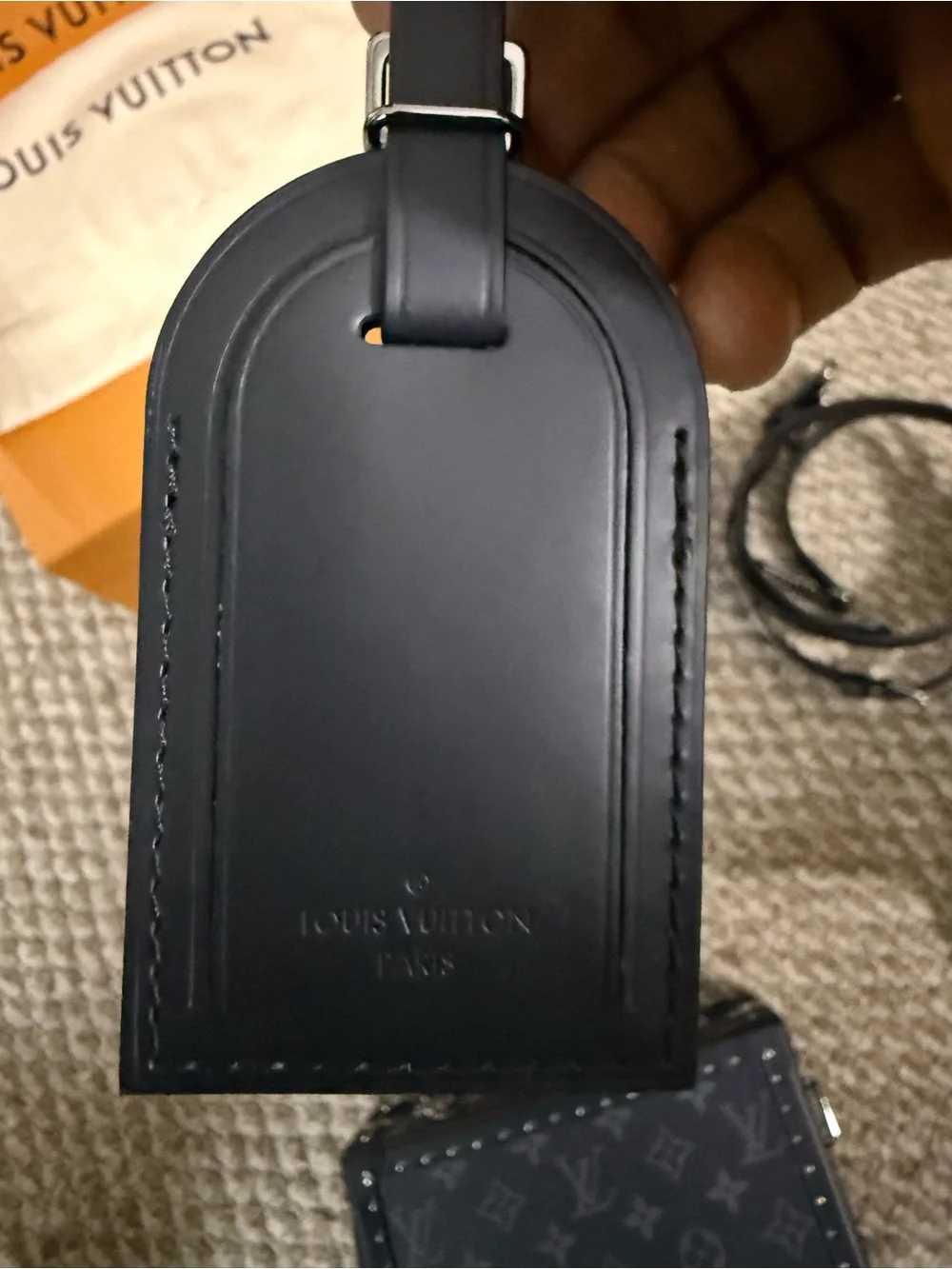 New Louis Vuitton Monogram Eclipse Clutch Box